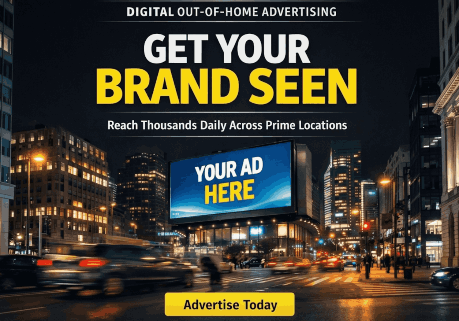 Digital Out-of-Home Advertising